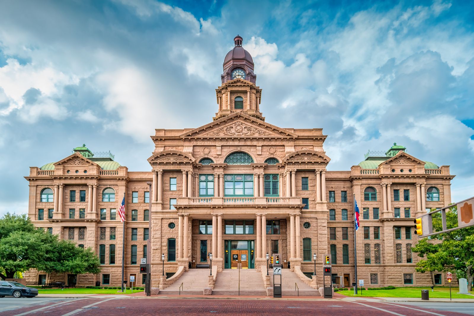 Historic Tarrant County Courthouse in Fort Worth